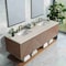 James Martin Vanities Marcello 72" Double Vanity, Chestnut, w/ 3 CM Siberian Silestone Top D200-V72-CSN-3SFR - alternate 4