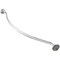 Simple Spaces Shower Curtain Rod, 13-1/2 lb, 52 to 72 in L Adjustable, 1 in Dia Rod, Steel, Chrome SD-CSR-CH - alternate 1