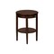 Monarch Specialties Accent Table, 2 Tier, End, Side Table, Round, Nightstand, Bedroom, Lamp, Brown Veneer, Transitional I 3975 - alternate 1