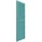 Ekena Millwork True Fit PVC, Two Equal Louver Shutters, Pure Turquoise, 12W x 30H, PR TFP101LVF12X030PT - alternate 6