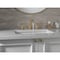 Delta 3-hole 6-16" installation Hole Widespread Lavatory Faucet, Champagne Bronze 3597LF-CZMPU - alternate 3