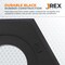 Jrex Safety 16 lb Hexagonal Rubber Base for Channelizer Cones BASE-JR-H-16 - alternate 4