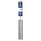 M-D Building Products 3-3/4 in. x 1-1/8 in. x 36 in. Silver Aluminum and Vinyl Heavy-Duty High-Profile Threshold 08029 - alternate 3