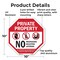 Signmission Private Property No Trespassing Sol, 10 Inch X 10 Inch, Aluminum Metal Signs OC-A-10-103 - alternate 4
