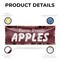 Signmission Farm Fresh Apples, 48 Inch x 120 Inch, Vinyl Banner B-120-30572 - alternate 3