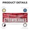 Signmission Fresh Strawberries, 18 Inch x 48 Inch, Vinyl Banner B-30659 - alternate 3