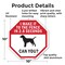 Signmission I Make It to The Fence In 2.8 Secon, 10 Inch X 10 Inch, Aluminum Metal Signs OC-A-10-61 - alternate 4