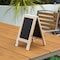 Vintiquewise 11-inch Wooden A-Frame Double-Sided Chalkboard and Menu Board Easel, Single QI004935.S - alternate 5
