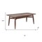 Homeroots 78" Espresso Solid Wood Dining Table 632706 - alternate 8