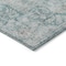 Homeroots 8' Teal Blue Round Floral Medallion Washable Indoor Outdoor Area Rug 607946 - alternate 4