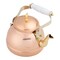 Classic Cuisine Copper Tea Kettle Teapot w/ Copper Exterior, Nickel Lining, and Ceramic Handle Vintage-Style Kettle GW86A09-01 - alternate 1