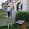 Wrightmaster 11.5 ft. Aluminum Extension Ladder with Metal Tool Suction Magnetic Strip, 330 lbs. Load Capacity ZR-257438 - alternate 2