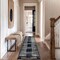 World Rug Gallery Bohemian Lines Runner Rug 2 ft 3 in x 12 ft Black WR104BLACK2X12 - alternate 1