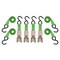 Smartstrap Tie-Down, Ratchet, 1 in W, 10 ft L, Steel, Green, 300 lb, S-Hook End Fitting, Steel End Fitting 153 - alternate 3