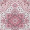 Homeroots 9' X 12' Pink Ivory And Gray Oriental Washable Indoor Outdoor Area Rug 600184 - alternate 4