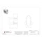 Cantex Electrical Box, 74 cu in, Switch Box Type, 3 Gangs, PVC, Rectangular Shape EZ74TNR - alternate 2