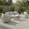 Leisuremod Arvin 4-Pc Aluminum Patio Set, Sintered Stone Table, Rust-Resistant, 4PK AOCS48-83-33GR - alternate 4