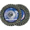 Pferd PFERD Flap Disc, PVL-R, POLIVLIES CURVE, 4-1/2in x 5/8-11, Fine, Aluminum oxide 45928 - alternate 1