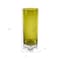 Homeroots 11" Green Crystal Glass Cylinder Table Vase 484493 - alternate 3