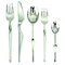 Mepra Ergonomica Flatware Set with H/H Knives - 5 Pieces - Stainless Steel 132228005 - alternate 1