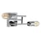 Jonathan Y Turing 18.7" 2-Light Metal LED Wall Sconce, Chrome JYL7456A - alternate 9