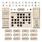 Creative Teaching Press Black, White and Wood Bulletin Board Calendar, 87-Piece Set 10920 - alternate 1