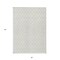 Homeroots 3' X 5' Ivory And Beige Geometric Washable Indoor Outdoor Area Rug 596111 - alternate 5