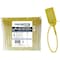 Kable Kontrol Pull Tight Cable Zip Tie Seals, Numbered Tamper Evident, 12in L, 50 Lbs Strength, Yellow, 50PK CTPT-12-50-YW - alternate 1