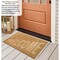 Gardenised Heavy Duty Coco Coir Doormat with Non Slip PVC Baking Embossed Design, Charming Welcome QI004879 - alternate 4