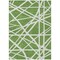 Homeroots 3' X 5' Green And Ivory Geometric Washable Indoor Outdoor Area Rug 600444 - alternate 4