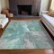 Homeroots 3' X 5' Teal Blue And Lavender Abstract Washable Indoor Outdoor Area Rug 615626 - alternate 5