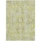 Homeroots 5' X 8' Artichoke Green Oriental Washable Non Skid Indoor Outdoor Area Rug 563740 - alternate 4