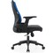 Leisuremod Brio Modern Office Chair with Adjustable Swivel Cotton Upholstered Task Chair BO60BU - alternate 4