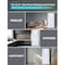 Black&Decker 18.1 cu.ft Top Mount Refrigerator / Freezer -White BR1810HW - alternate 2