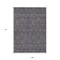 Homeroots 9' X 12' Navy Blue Beige And Taupe Floral Washable Indoor Outdoor Area Rug 582294 - alternate 5