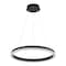 Jonathan Y Baxter 23.5" 1-Light Modern Contemporary Aluminum Integrated LED Hoop Pendant, Black JYL7200B - alternate 3