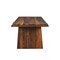 Homeroots 86" Dark Brown Solid Wood Dining Table 521833 - alternate 7