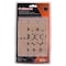 Prosource Furniture Pad, Felt Cloth, Beige, 4-1/2 x 6, 1/2, 1, 5/8, 3/4 and 2-3/4 x 1/2 in Dia FE-50209-PS - alternate 2