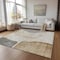 Homeroots 3' X 5' Taupe Beige And Gray Abstract Washable Indoor Outdoor Area Rug 582038 - alternate 2