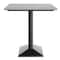 Flash Furniture 48" x 30" Outdoor Tabletop, Gray Faux Concrete, Seamless Surface Technology, 27x15 Black Table Base ST-REC3048-CMGY-TB002B-GG - alternate 5