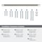 Amerock Esquire 18 inch 457mm Center-to-Center Polished Nickel/Gunmetal Appliance Pull BP54041PNGM - alternate 2