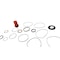 John Deere SEAL KIT, JOHN DEERE OEM 843127500 843127500 - alternate 4