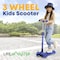 Lifemaster Kids 3-Wheel Kick Scooter with LED Light-Up Wheels and Adjustable Handlebar, Indoor/Outdoor Use LIFSCTBL - alternate 11
