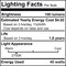 Bulbrite Incandescent Dimmable 40 Watt T8 Light Bulbs with Clear Glass Finish, E26 Screw Base, 5 PK 861076 - alternate 5