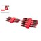 Tekton Phillips and Slotted Screwdriver Set w/Red Modular Organizers-4in Shanks, 14pc (#0-#4, 3-14mm) DWZ90117 - alternate 4