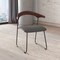 Leisuremod Lyra Collection Modern Chair in Black Walnut Color back and Black Seat LCBW-41BL - alternate 5