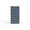 Strong Hold 8 drawer cabinet - (4x 5ft, 2x 6ft, 2x 7ft) - Blue accents - Electronic Lock S3060-PPRAS-0802FS - alternate 1