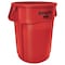 Rubbermaid Commercial BRUTE 44 gal Round Heavy Duty Plastic Can, Red, None, Plastic, Not Applicable FG264360RED - alternate 1
