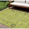 Homeroots 10' X 14' Artichoke Green And Fern Green Oriental Washable Indoor Outdoor Area Rug 582055 - alternate 1