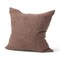 Homeroots 22" Brown Linen Throw Pillow Cover with Texture 608212 - alternate 3